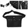 VOCOSTE Hairdresser Scissor Bag, Barber Canvas Waist Pouch, Black view 3