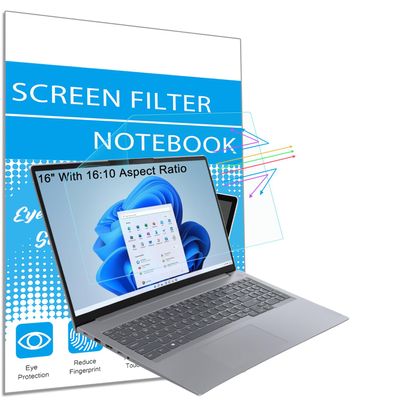 i-Tensodo 16" Anti Blue Light Screen Protector for 16" with 16:10 Aspect Ratio Laptop for Lenovo/HP/Dell/ASUS/LG/MSI, Eye Protection Blue Light Blocking & Anti Glare Screen Filter(Not fit 16:9)