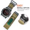 Compatible With Garmin Watch Band, Super Rugged Nylon Sports Strap With Woven Loop Design For Fenix/Forerunner/Approach/MARQ/Quatix/D2 Series, Tough Replacement Band For Men Women view 4