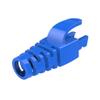 100pcs Blue RJ45 CAT6 CAT6E CAT5 CAT5E Ethernet Network Cable Strain Relief Boots Cable Connector Plug Cover view 1
