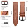 Quickfit Watch Band for Garmin Fenix 8 51mm/Fenix 7X/Fenix 6X/Fenix 5X Watch Band,26mm Genuine Leather Replacement Watch Band for Garmin Fenix 6X Pro/5X Plus/Tactix Delta/Fenix 3/Enduro(Brown) view 4