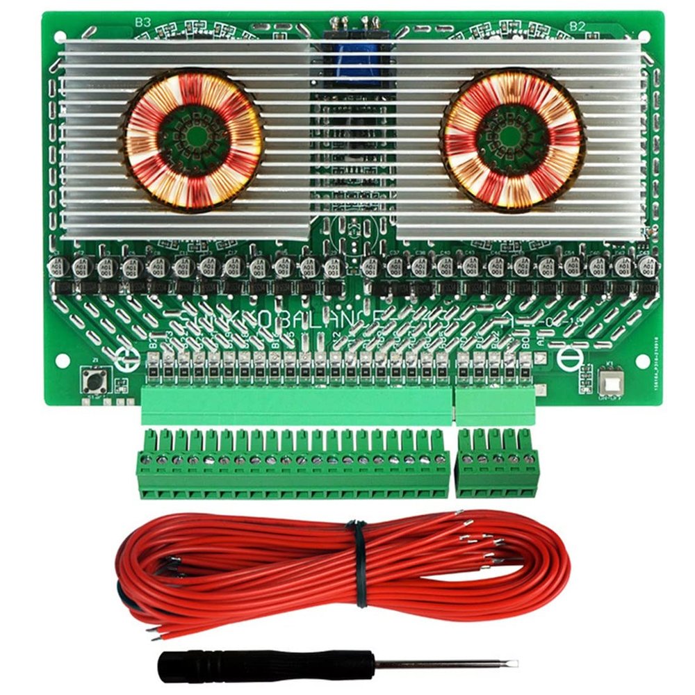 Pasotim 8A Active Equalizer Balancer 4S 6S 7S 8S 12S 14S 15S 16S 17S 18S 19S 20S 24S Lifepo4/- 5A Capacitor(4S-24S)