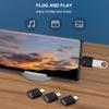 USB C to USB Adapter 3 Pack, Type C to USB 3.0 Adapter, USB Female to USB-C Male OTG Adaptor Compatible with MacBook Pro, Samsung Galaxy, Type-C Smartphones, Tablets and More (Black) view 4
