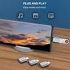 USB C to USB Adapter 3 Pack, Type C to USB 3.0 Adapter, OTG Adaptor, Grey view 4