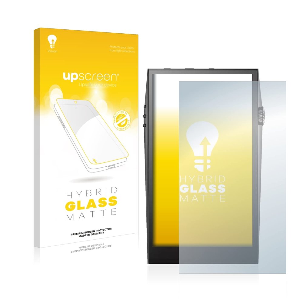 upscreen Matte Screen Protector Glass Film compatible with Astell&Kern A&ultima SP3000 - Anti-Glare, Anti-Fingerprint, 9H Glass Protection