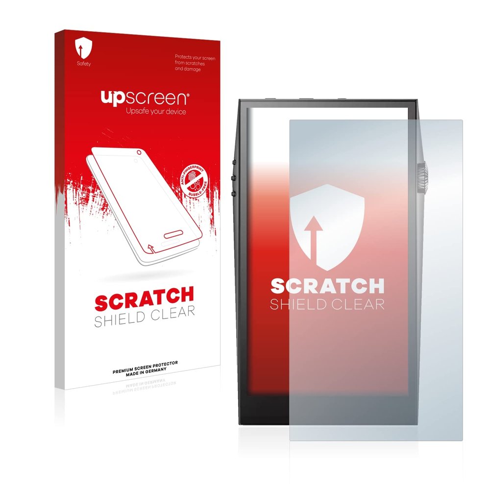 upscreen Scratch Shield Screen Protector compatible with Astell&Kern A&ultima SP3000 - HD-Clear, Anti-Fingerprint