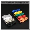 100pcs White RJ45 CAT6 CAT6E CAT5 CAT5E Ethernet Network Cable Strain Relief Boots Cable Connector Plug Cover view 4
