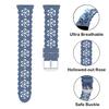 3-Pack Slim Silicone Bands Compatible with Fitbit Inspire 3/Inspire 2/Inspire HR/Inspire, Lace Silicone Narrow Thin Rose Hollowed-out Sports Replacement Strap Wristband, 302 view 3