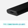 Pasotim M2 SSD Case NVME Enclosure M.2 to USB SSD Adapter for NVME PCIE NGFF M+B Key 2230/2242/2260/2280 Protocol(C) view 4