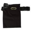 BankSupplies Locking Server Belt Bag 7W x 9H Inches Black Nylon Fabric Heavy-Duty Zippers Oval Money Slot Adjustable Waist Belt for Waitstaff and Casino Runners view 1