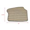 Lowe Boat Snap in Console Flooring | Retreat Black Beige view 3