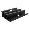 Oeveo Under Desk Cable Management Tray CMT-122  Made in USA, Heavy-Duty Metal | Easy Installation, Organize & Hide Cords, Power Strips, and Adapters  11.75L x 2.13D x 2H inches (3 Pack) view 1