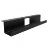 Oeveo Under Desk Cable Management Tray CMT-122  Made in USA, Heavy-Duty Metal | Easy Installation, Organize & Hide Cords, Power Strips, and Adapters  11.75L x 2.13D x 2H inches (3 Pack) view 2