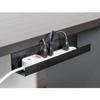 Oeveo Under Desk Cable Management Tray CMT-122  Made in USA, Heavy-Duty Metal | Easy Installation, Organize & Hide Cords, Power Strips, and Adapters  11.75L x 2.13D x 2H inches (3 Pack) view 4