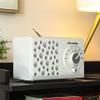 Crosley CR3042A-WS Maverick Portable AM/FM Radio with Bluetooth Receiver, White Sand view 3