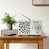 Crosley CR3042A-WS Maverick Portable AM/FM Radio with Bluetooth Receiver, White Sand view 4