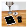 Tripp Lite Safe-IT 57W Surge Protector, 2 Outlets & 2 USB + 1 USB-C Port for Fast Charging, 300 Joules, 8 Foot 5-15P Cord, Manufacturer's Warranty & $25,000 Insurance (TLP28PD57WCAM) view 3