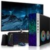 TechMagnet HP G4 Desktop Computer PC AMD Pro A10-9700 R7, 8GB RAM, 1TB SSD, 24-inch Monitor, RGB Speaker, RGB Keyboard with AI-Enabled Copilot Key, Mouse, 2X ARGB Fan WiFi, Windows 11 Pro (Renewed) view 1