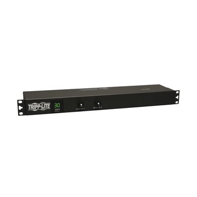 Tripp Lite 2.9kW Metered Rackmount PDU with Isobar Surge Protection, 120V, 3840 Joules, 12 Outlets Standard 5-15/20R, 15 ft / 4.5M L5-30P Power Cord, TAA Compliant, 2-Year Warranty (PDUMH30-ISO)