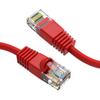 Cable Central LLC Cat 6 Ethernet Cable 8 Feet (5 Pack) High Speed Internet Patch Cord Cat 6 with RJ45 Connector - Red UTP Booted 8 Ft Computer Network Cable, Internet Cable, Cat 6 Cable view 4