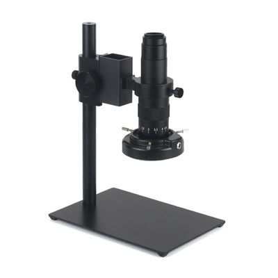 Microscope Kit 13MP VGA Industrial Digital Video Microscope Camera 180X Zoom C-Mount Lens Microscope Lens Adapters (Color : B Lens Bracket led)
