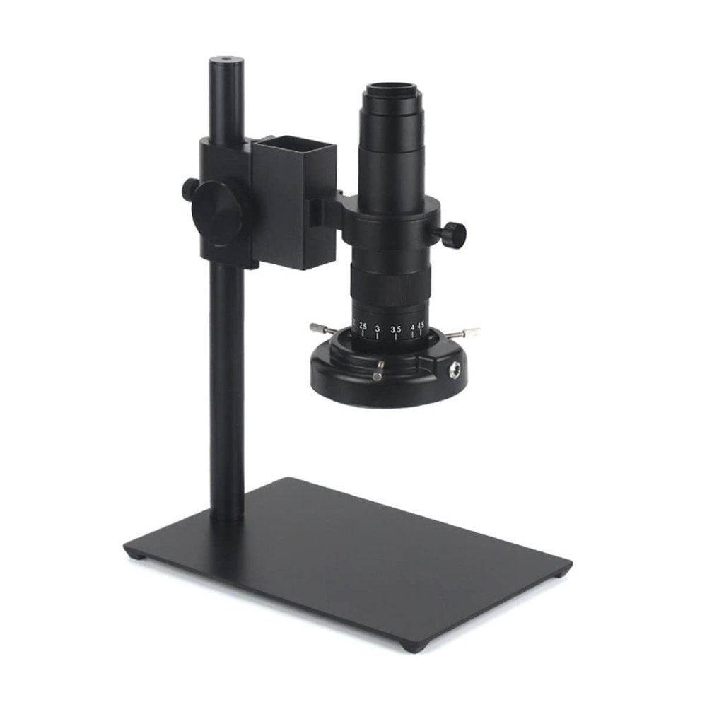 Microscope Kit 13MP VGA Industrial Digital Video Microscope Camera 180X Zoom C-Mount Lens Microscope Lens Adapters (Color : B Lens Bracket led)