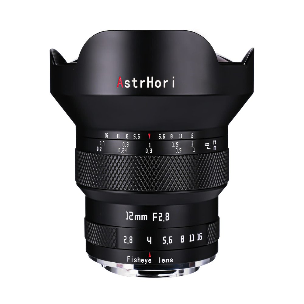 AstrHori 12mm F2.8 Full Frame Manual Fisheye Lens 185 Ultra Wide Angle Lens for Nikon Z Mount Mirrorless Camera Z6,Z7,Z5,Z6II,Z7II,Z9,Z50,ZFC,etc.
