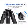 OBO N284D 63 Carbon Fiber Camera Tripod & Monopod Professional Lever Lock Center Column Tripod with 360Swivel Ball Head H36 for Camera, Max Load 17KG/37.4lbs (N284D+H36 (Black)) view 2