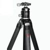 OBO N284D 63 Carbon Fiber Camera Tripod & Monopod Professional Lever Lock Center Column Tripod with 360Swivel Ball Head H36 for Camera, Max Load 17KG/37.4lbs (N284D+H36 (Black)) view 4