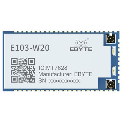 2.4G Serial Port to WiFi Wireless Routing Module MT7628AN E103-W20(7628) OpenWrt SDK AP STA 32MB Flash+128MB DDR2 300Mbps Phy