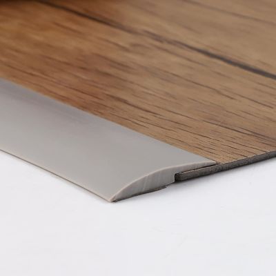 ZJKXJH Gray Floor Transition Strip Self Adhesive, PVC Cuttable Carpet Edge Strip 1-25 M Long, Self Stick Non Slip Flooring Mat Wrapping Edge Trim (Size : 2m/6.6ft Length)
