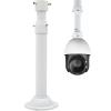 CCTV Camera Mounting Bracket Aluminum Alloy Lengthen Thickened Tube 30-60cm Retractable Ceiling Mount Bracket Camera Hoisting Support for High Speed Dome PTZ Camera view 1