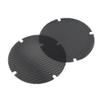 FSFY Motorcycle Iron Mesh Speaker Grills,Rear Speaker Grille Cover for Harley Touring FLHTCU,FLHTKL,FLTRU,FLHTCUTG with speakers 14-later,Black view 1