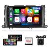 [2G+64G] Car Radio for Toyota Sienna 2011 2012 2013 2014, Android 13 Touch Screen Car Stereo, Carplay/Android Auto/1080P/Hi-Fi Audio/Bluetooth + AHD Backup Camera + MIC view 1