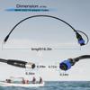Zymurgoes 1852060 MKR-US2-10 Universal Sonar 2 Adaptor Cable Fits for Lowrance Fish Finder US2 Sonar Transducer for Minn Kota Trolling Motor #29594 view 4