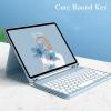 YEEHi Keyboard Case for iPad Air 2, Pro 9.7, 5th & 6th Gen - Detachable Round Key Cute Candy Colors Keyboard (Dark Pink) view 4