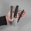 CIVIVI Sokoke Folding Knife, Ray Laconico Pocket Knife for EDC, 3.35" 14C28N Steel Blade G10 Handle Thumb Stud Opener Front Flipper Utility Knife C22007-1 view 3