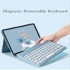 YEEHi Keyboard Case Mouse for iPad mini A17 Pro/iPad mini 6th Generation Color Cute Round Key Wireless Bluetooth Detachable Keyboard Cover with Pencil Holder (Dark Pink) view 2
