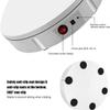 Motorized Rotating Turntable for Photography, 360 Degree Rotating Platform Display Stand for 3D Models, Jewelry and Collectibles, Remote Control Speed,White-42cm view 3