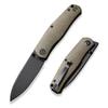 CIVIVI Sokoke Folding Knife, Ray Laconico Pocket Knife for EDC, 3.35" 14C28N Steel Blade Burlap Micarta Handle Thumb Stud Opener Front Flipper Utility Knife C22007-2 view 1