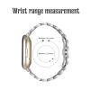 Chofit Compatible with Fitbit Versa 4/Versa 3/Sense 2/Sense Bands Women Men,Stainless Steel Metal Replacement Wrist Band for Fitbit Versa 4 (Silver-rosegold) view 3