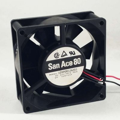 109P0812A201 DC12V 0.56A 8032 8cm 2-Wire case Cooling Fan