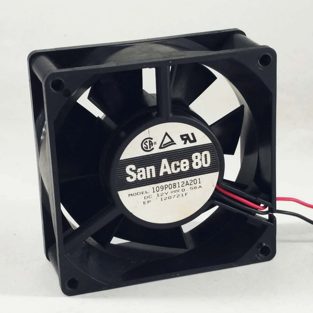 109P0812A201 DC12V 0.56A 8032 8cm 2-Wire case Cooling Fan