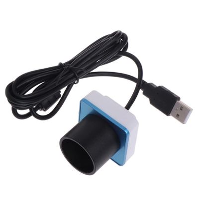 Microscope Kit 1.25" Telescope Digital Electronic Eyepiece Camera for USB Port Microscope Lens Adapters