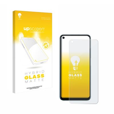 upscreen Matte Screen Protector Glass Film compatible with Oppo K10 x - Anti-Glare, Anti-Fingerprint, 9H Glass Protection