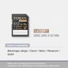 TEAMGROUP T-Create Expert 128GB SD Card UHS-II SDXC U3 V90 Read Speed up to 300MB/s, Supports 8K and 4K Videography Compatible with Canon Sony Nikon Panasonic Olympus Digital Camera TTCSDX128GIIV9001 view 2