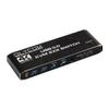 HDMI KVM Switch 2 in 2 Out and 4Port USB3.0 4K@60Hz KVM Switcher Support 2 Monitors 2 Computers Dual Display Ports with Remote Control HotKey and Audio view 1