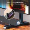 AX WABER Universal TV Stand, Table Top TV Stand Base Wobble-Free Replacement for Most 24 to 80 Inch LCD LED TVs, 7 Height Adjustable TV Legs Hold up to 150lbs, Max VESA 800x500mm, Black AX10TB02 view 3