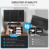 AX WABER Universal TV Stand, Table Top TV Stand Base Wobble-Free Replacement for Most 24 to 80 Inch LCD LED TVs, 7 Height Adjustable TV Legs Hold up to 150lbs, Max VESA 800x500mm, Black AX10TB02 view 4