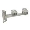 Stainless Steel CCTV Surveillance Security Dual Camera Mounting Bracket 90 Right Angel Wall Corner Mount Bracket Pole Mount Holder for Two Cameras Installation view 4
